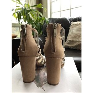 Jessica Simpson nude booties heels